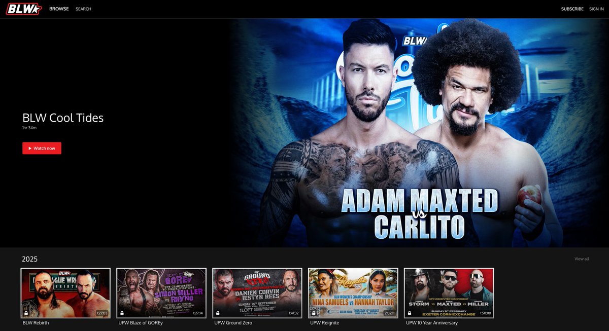 Big League Wrestling tweet media