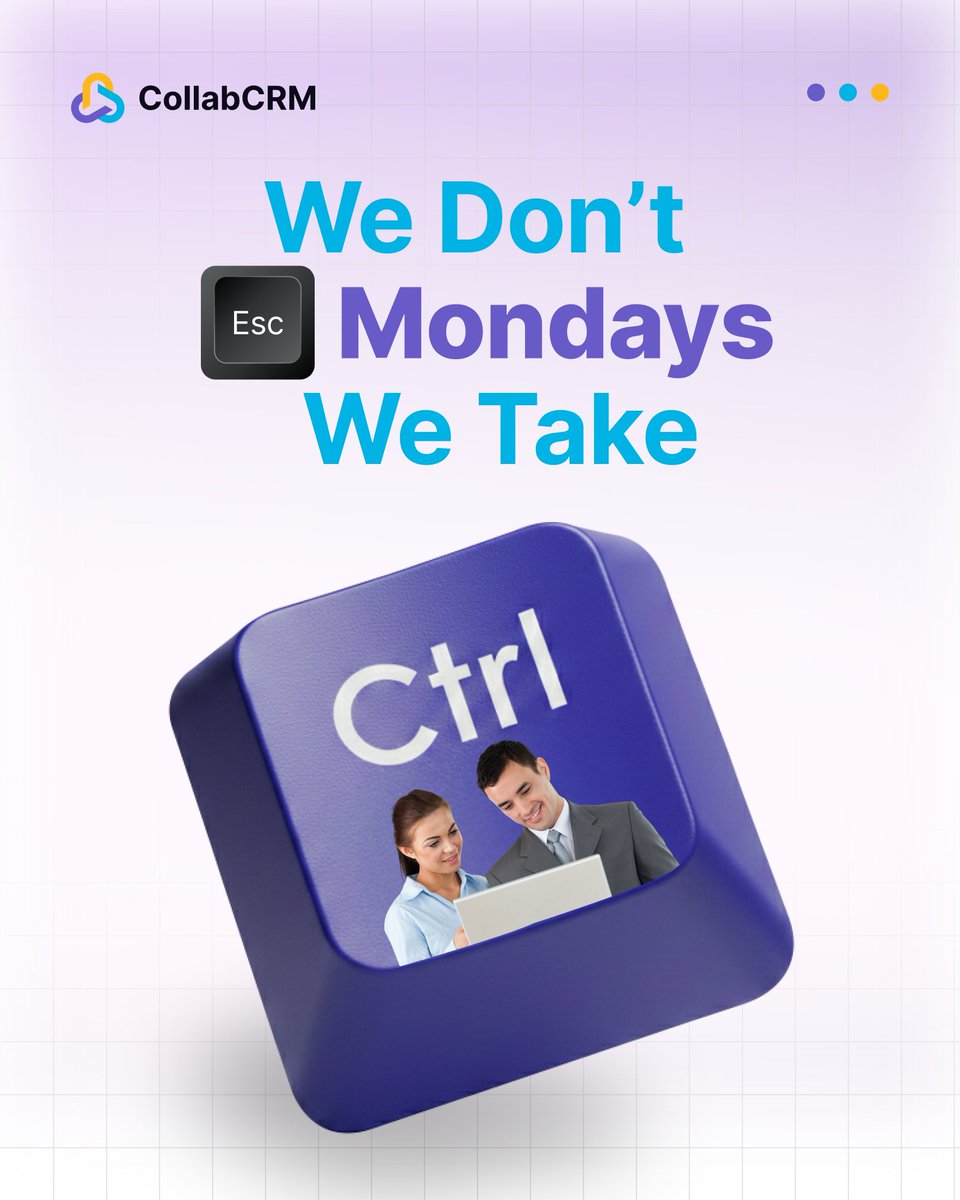 CollabCRM's tweet image. Mondays make people want to press ESC.

But when your entire IT business runs on one system, you don’t escape the week .

You take CTRL of it with CollabCRM.

collabcrm.com

#CollabCRM #ITOperations #BusinessOperatingSystem #WorkManagement #ITCompany #SaaSTools