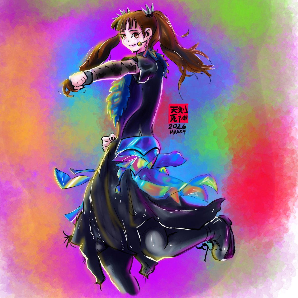 tenkenshinigami's tweet photo. Moametal fanart https://t.co/p8UEWznwNw