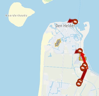 ANWBverkeer's tweet photo. Door een ongeluk op de #N250 staat 2 km file op de #N9 Alkmaar ► Den Helder, bij Den Helder +20 min. https://t.co/3PXf3gLMEz