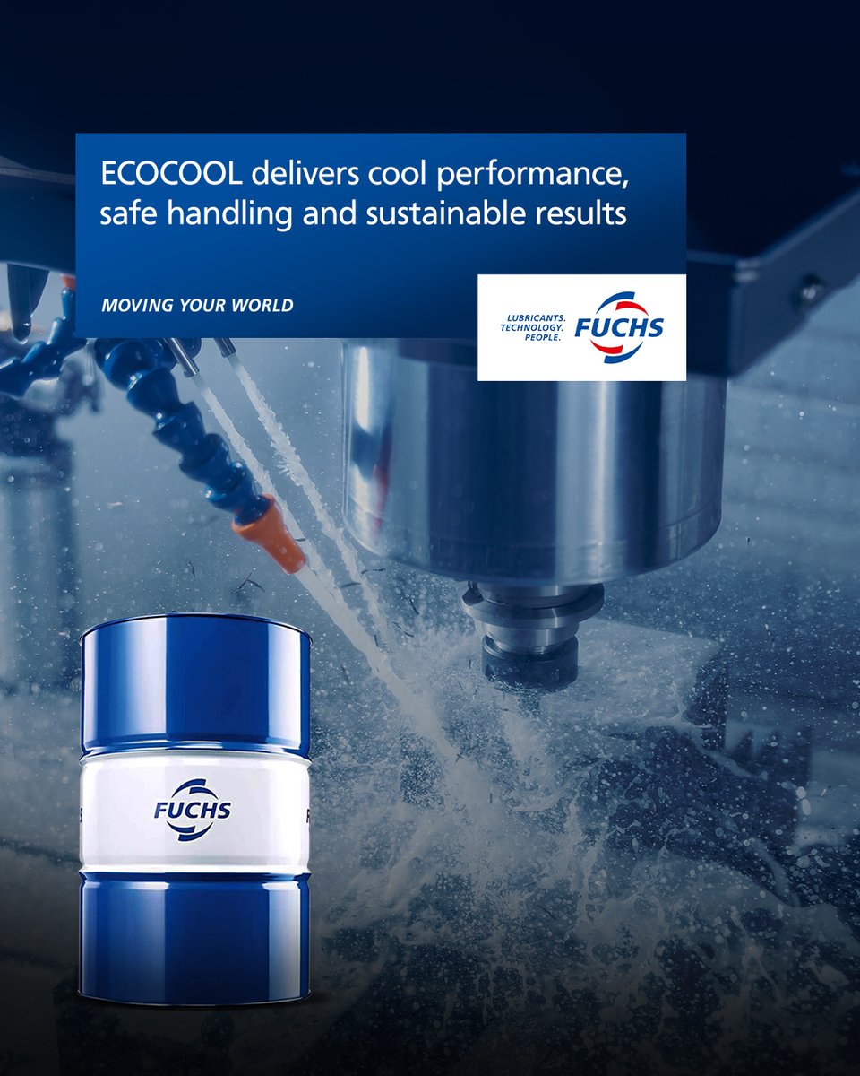 FuchsIndia's tweet image. ECOCOOL delivers safe, efficient and sustainable performance for reliable everyday operation.

#fuchs #fuchsindia #movingyourworld #fuchsecocool