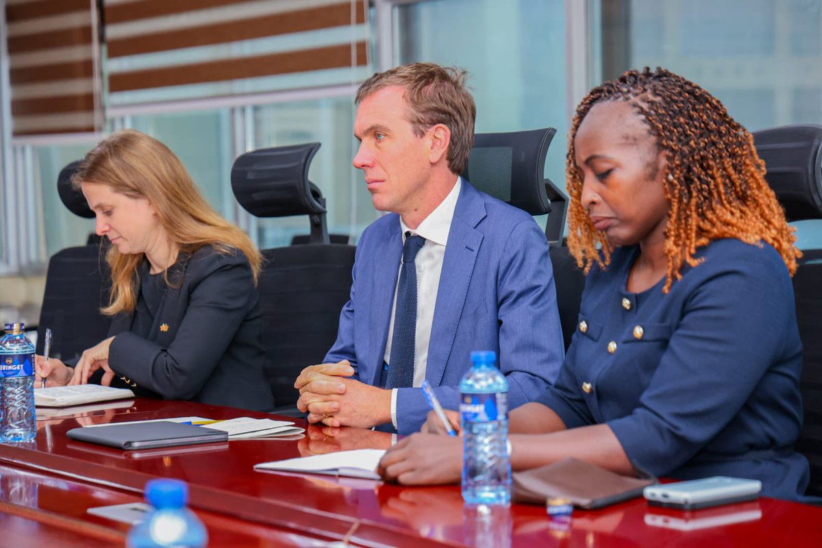 DrChrisKiptoo's tweet photo. Kenya and the United Kingdom continue to enjoy strong and friendly relations at political, social, cultural, and people-to-people levels, underpinned by robust economic cooperation, trade, and investment ties developed over many years.

The United Kingdom remains one of Kenya’s top export destinations and a leading source of foreign direct investment, with over 300 UK companies operating across key sectors of our economy.

I met with H.E. Dr. @edwardabarnett , the British High Commissioner to Kenya, at the National Treasury to review progress in strengthening the long-standing bilateral relations between Kenya and the United Kingdom.

@UKinKenya @ForeignOfficeKE @KeTreasury