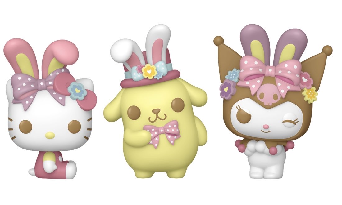 sanriodaily's tweet image. easter bunnies 💫