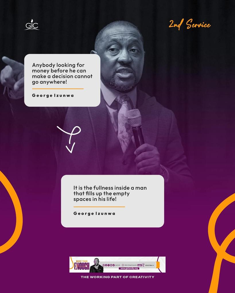 GICfamily's tweet photo. You don’t create to become a creator, you were a creator before you could create.
~George lzunwa

#gicfamily #sundayservice #moneymarch https://t.co/sS2GMyAWut