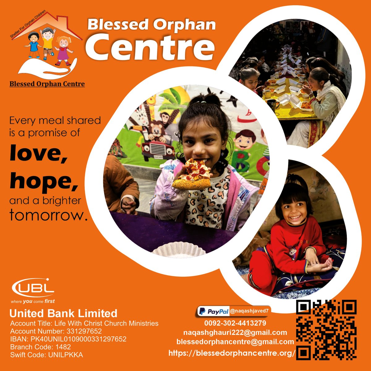 CentreBlessed's tweet image. Every meal shared is a promise of love, hope, and a brighter tomorrow. blessedorphancentre@gmail.com
 blessedorphancentre.org
#SupportInNeed #childwelfare #viralpost2025シ2025 #viralpost2026 #viralpost2025シ2025 #orphanageinlahore #orphanageinpakistan #FutureReadyHomes
