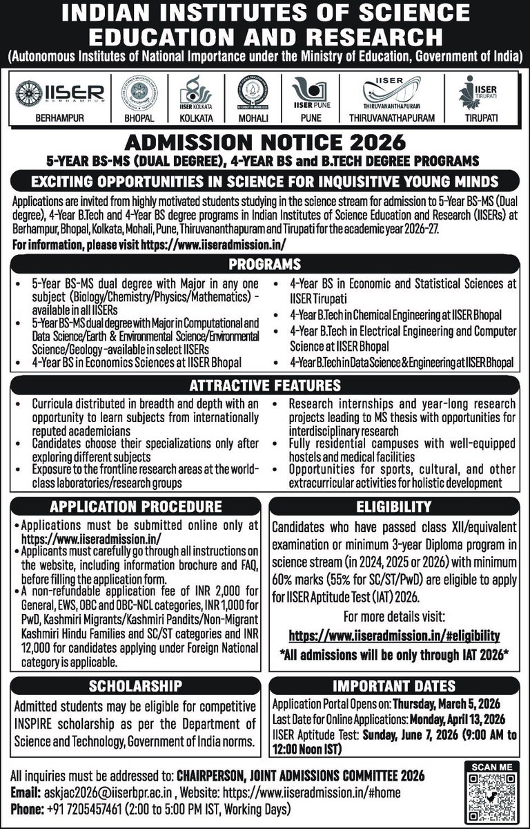 IISER Berhampur tweet media