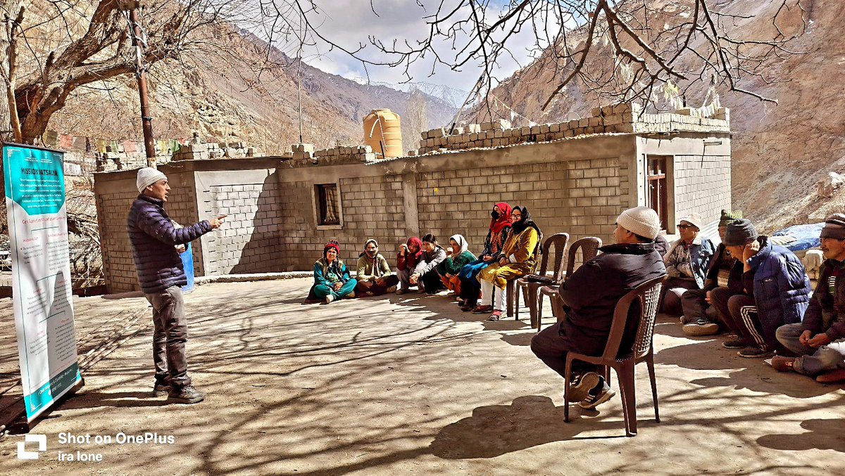 dcpukargil's tweet photo. DCPU conducts awareness programme at Garkon &amp; Batalik under Mission Vatsalya, sensitizing community on child protection services &amp; support. Cases identified &amp; being addressed. #MissionVatsalya #ChildProtection @MinistryWCD @lg_ladakh @ashishkundra @dc_Kgl @CARAWCD https://t.co/4KjV57DnTM