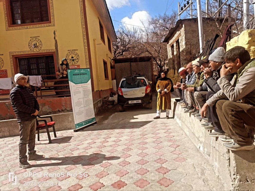 dcpukargil's tweet photo. DCPU conducts awareness programme at Garkon &amp; Batalik under Mission Vatsalya, sensitizing community on child protection services &amp; support. Cases identified &amp; being addressed. #MissionVatsalya #ChildProtection @MinistryWCD @lg_ladakh @ashishkundra @dc_Kgl @CARAWCD https://t.co/4KjV57DnTM