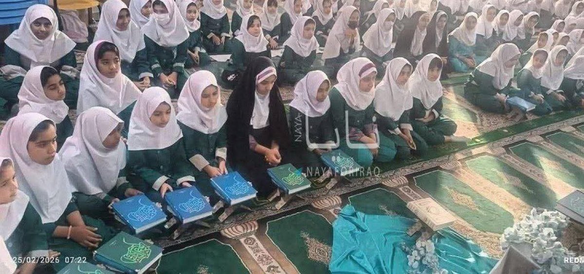 🔴inilah gadis-gadis kecil yang dibunuh oleh Amerika Serikat di Iran.

Kini jumlah yang tewas telah mencapai 180 orang. Salah satu Pembantaian gadis-gadis kecil terbesar dalam sejarah dunia modern.