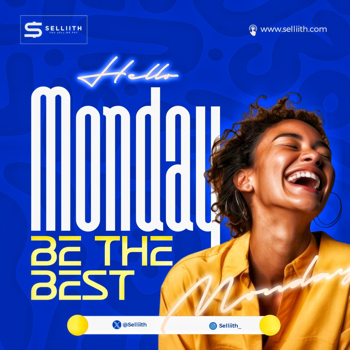 Monday is here again.

Another chance to sell and earn.

Make this week count.

Happy new week everyone.