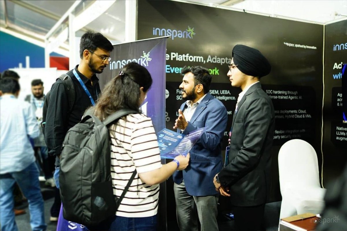 Team_InnSpark's tweet photo. @nullcon 2026 brought global cybersecurity leaders together.

Across two days, we showcased our cybersecurity initiatives and served as the official Goodie Partner.

Thanks to iSMG for making it happen.

#Nullcon #CyberSecurity #DeepTech #Innspark https://t.co/MZBRPNeA4j