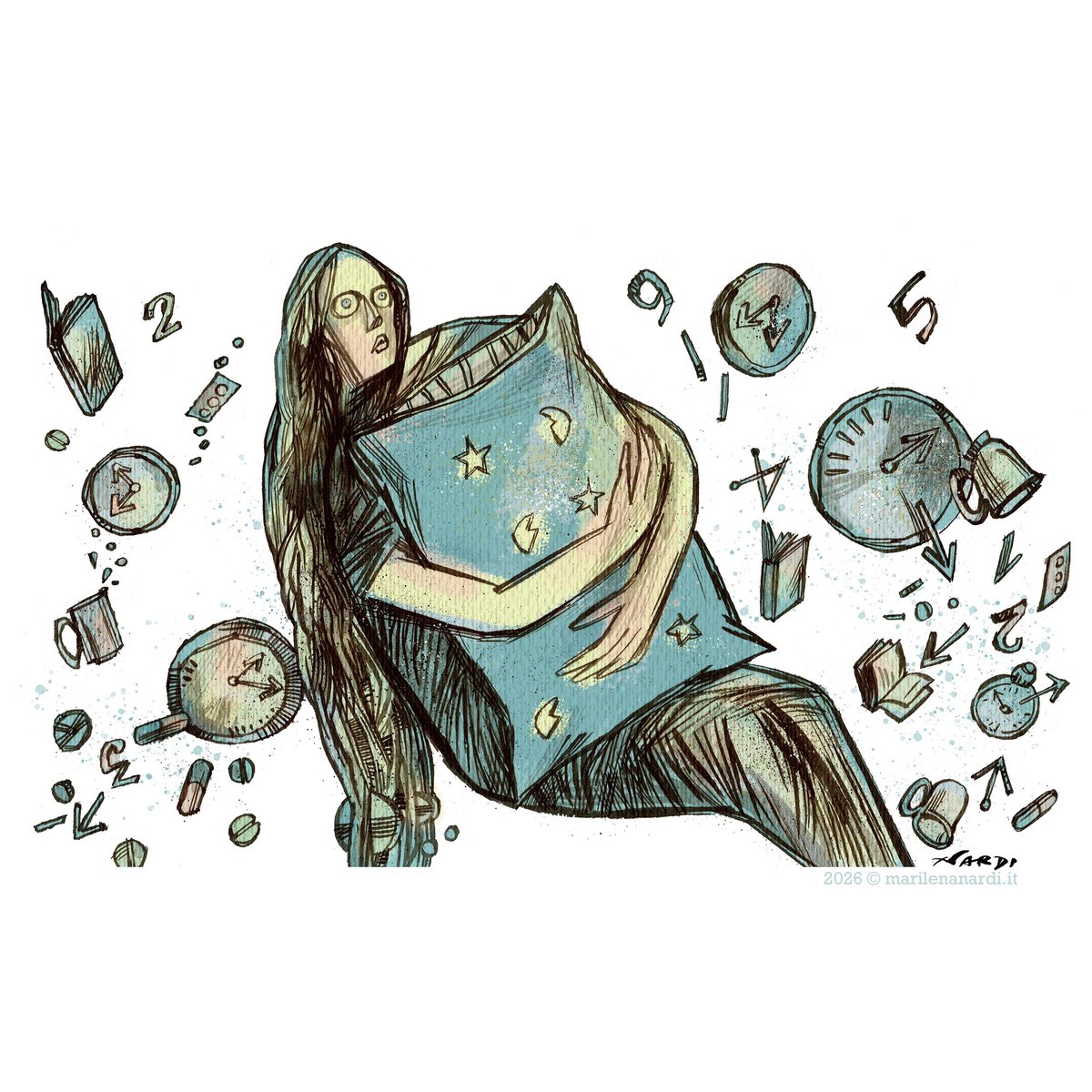 marilena_nardi_'s tweet image. Su @DomaniGiornale, Edoardo Vitale recensisce il libro di #samanthaharvey "Le infinite notti" (NNE) e amplia la riflessione dalla dimensione personale a quella della salute pubblica.
#insonnia, 2026