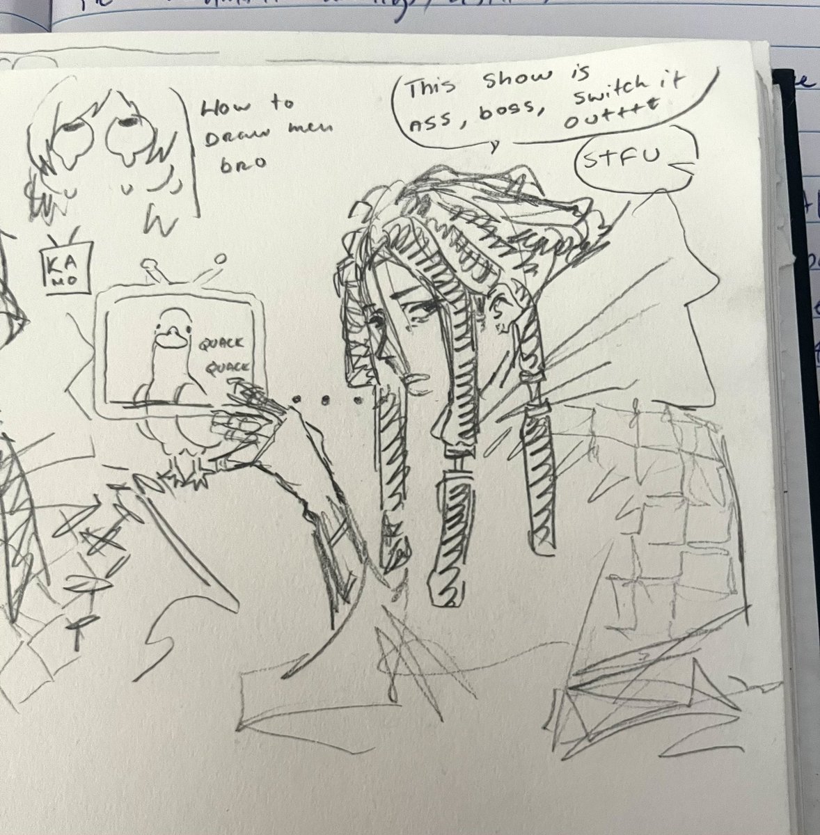 Only jabber sketchbook doodles cause im INSANELY art blocked 😭