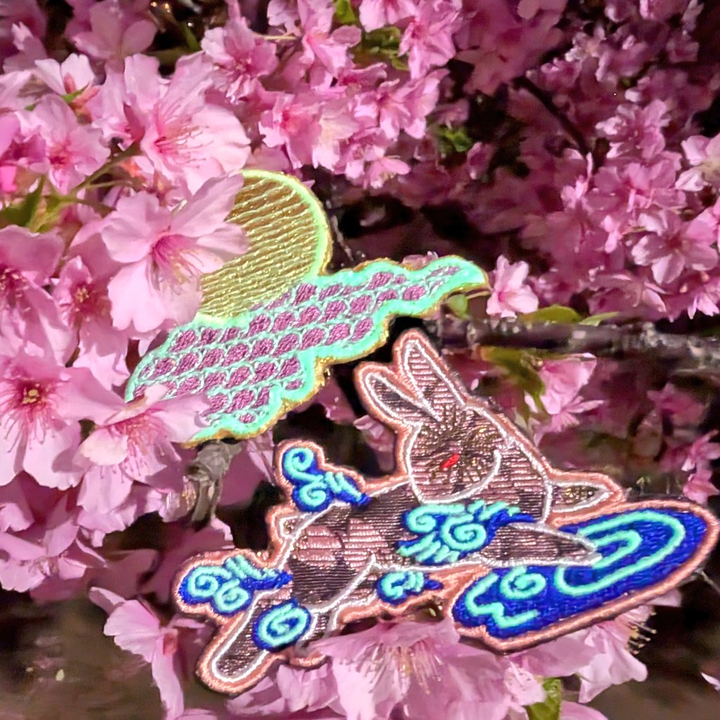 毎年恒例// 🌸限定桜パッチプレゼント🌸 今年は @factory_m_a 氏