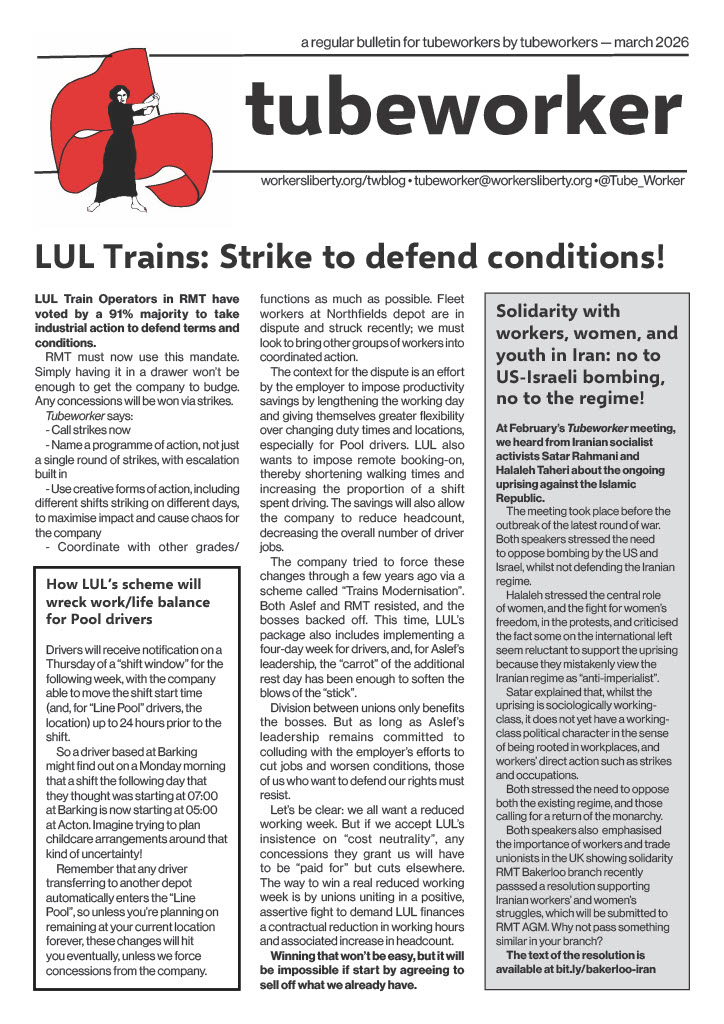 TubeworkerBulletin tweet media