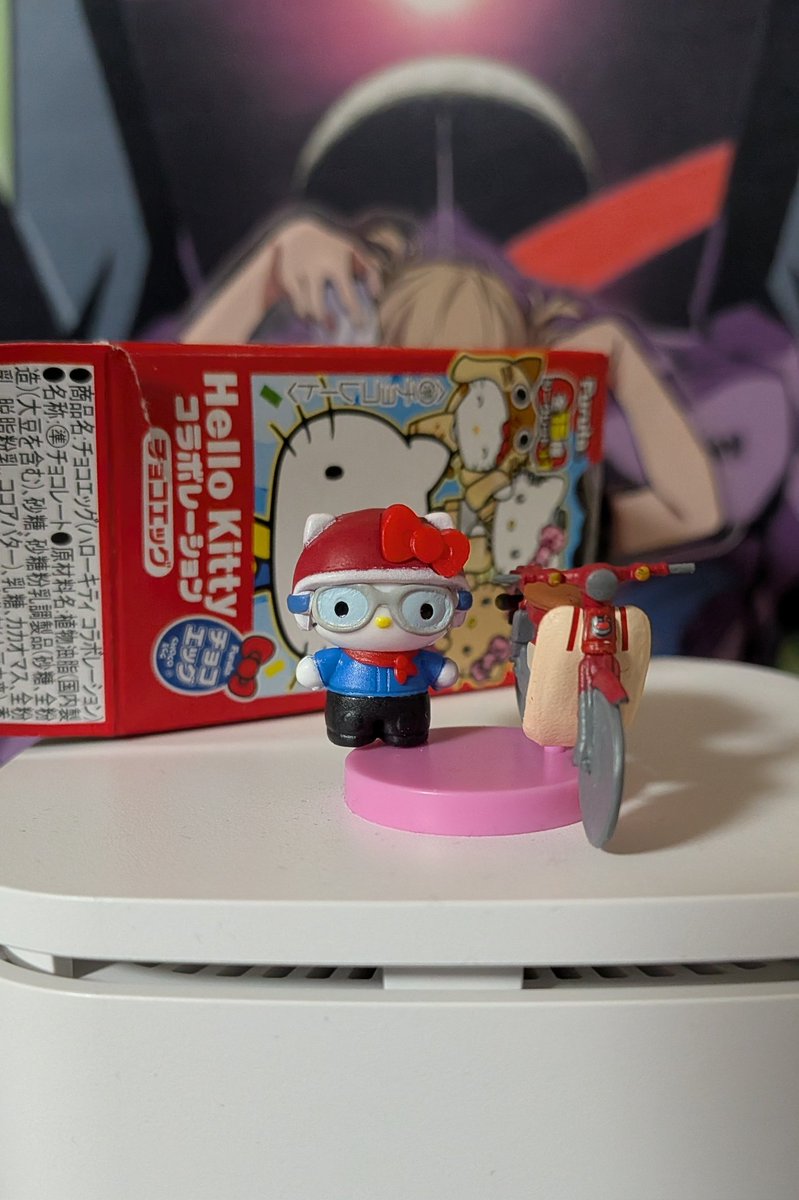 キティちゃんコラボのチョコエッグまだ売ってたんで1個買ってみたら