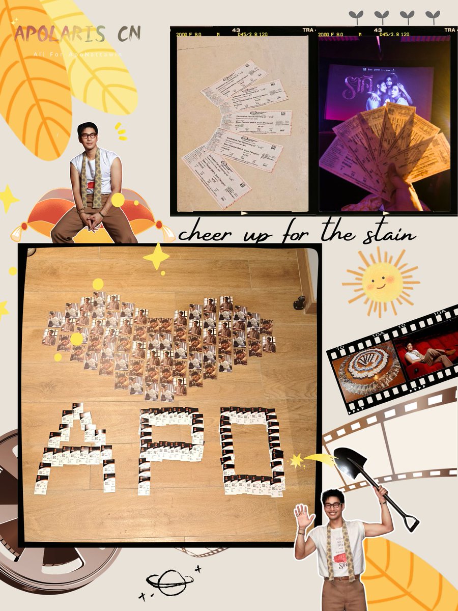 🌟All for Apo Nattawin - Cheers for The STAIN🌟

【Third Screening｜Supporting APO at "The Stain"｜Bangkok】
✨Yesterday, the exclusive Apo fan screening came to a heartwarming close in Bangkok.
✨Crossed mountains and seas,we bring this "special love" for APO💝

✨Together with