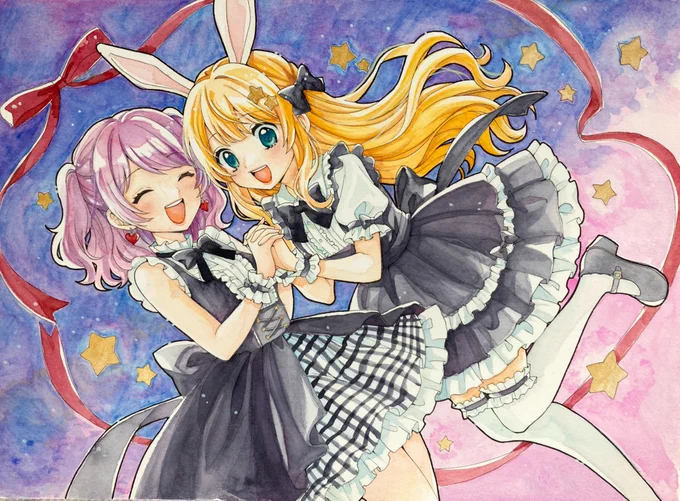 数億年ぶりの透明水彩、とてもとても楽しかった…! そして今日はひな祭り 女の子たちが、健やかに生きていけますように。 小さな笑顔が、どうかたくさん守られますように