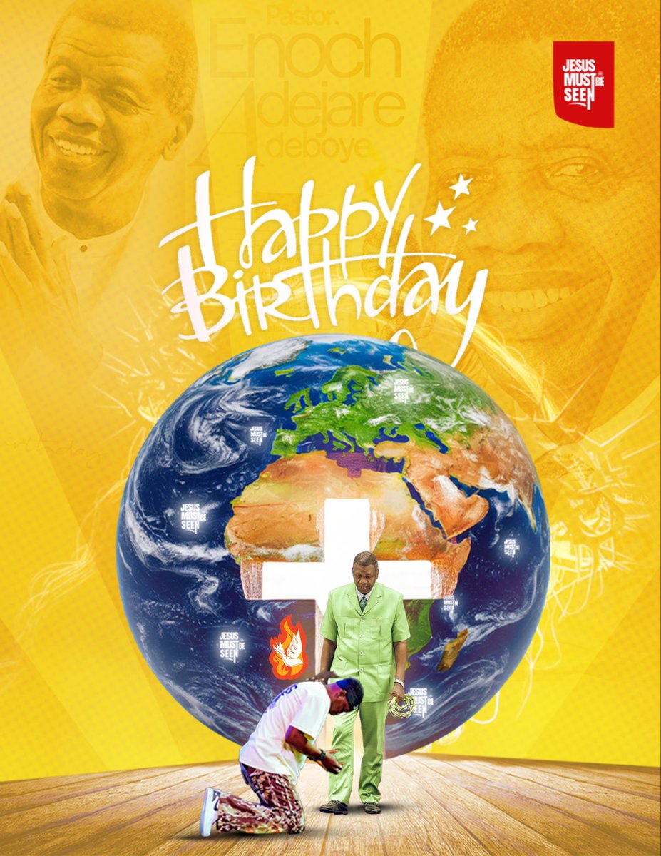 As a designer, I thought of how best to design a birthday creative for <a href="/PastorEAAdeboye/">Pastor Adeboye</a> and what better way than to walk with the elders🙏🏽😭❤️‍🔥🥺 

Happy birthday Baami, All I can say is thank you 🥹🥹🙏🏽♥️🌹 

#EAA84 #Jesusmustbeseen