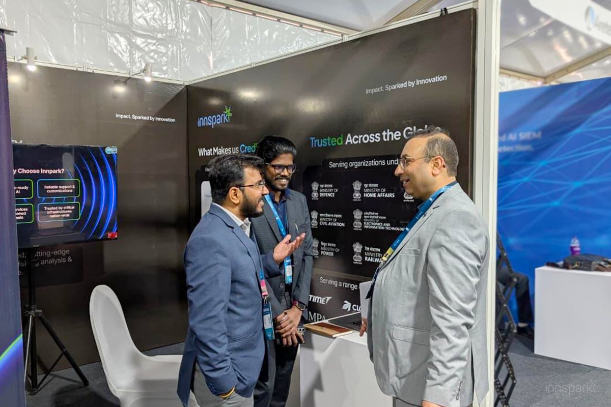 Team_InnSpark's tweet photo. @nullcon 2026 brought global cybersecurity leaders together.

Across two days, we showcased our cybersecurity initiatives and served as the official Goodie Partner.

Thanks to iSMG for making it happen.

#Nullcon #CyberSecurity #DeepTech #Innspark https://t.co/MZBRPNeA4j