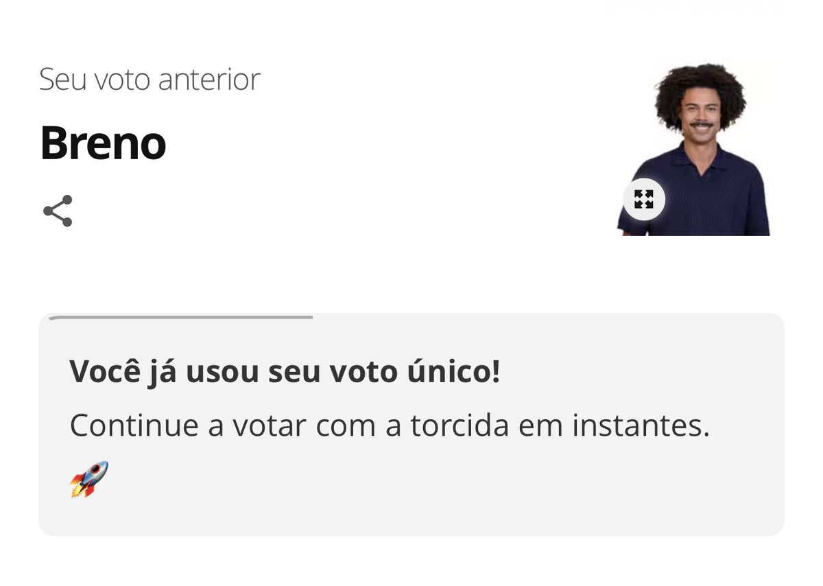 1 like nesse tweet = 10 votos no Breno

1 retweet nesse tweet= 20 votos no Breno