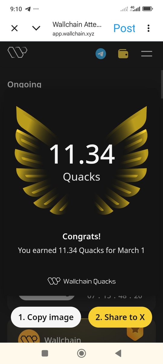 gQuack 🦆☀️

Afternoon check-in.

11.34 today on <a href="/wallchain/">Wallchain Quacks</a>.

Few hours left in the <a href="/idOS_network/">idOS</a> epoch.

No rush.
No last-minute noise.

Just steady signal.
Replies.
Consistency.

That’s how I’m closing the day.

How about you?