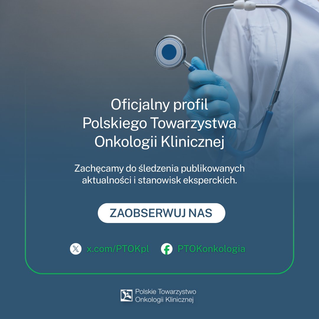 Polskie Towarzystwo Onkologii Klinicznej tweet media