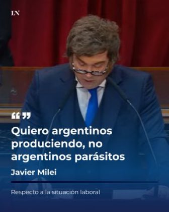 Yani_latorre's tweet photo. 🗣️MILEI: “QUIERO ARGENTINOS PRODUCIENDO, NO ARGENTINOS PARASITOS” 

Del 1 al 10, ¿CUANTO BANCAS a MILEI?👇🏼 https://t.co/LHsMKCMJkF