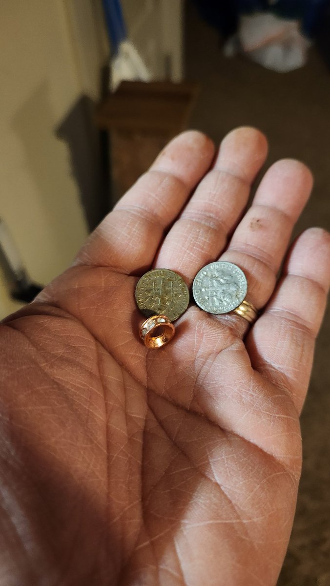 ReelCastPodcast's tweet image. Back in Texas. Here are my finds this past weekend while on the road in Oklahoma. #metaldetecting #coinhunt #dirtfishing