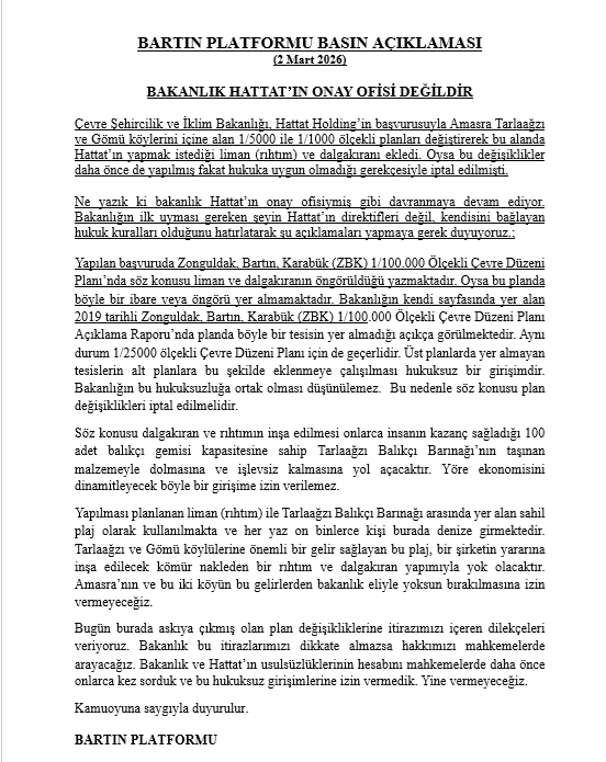 Bartın Platformu tweet media