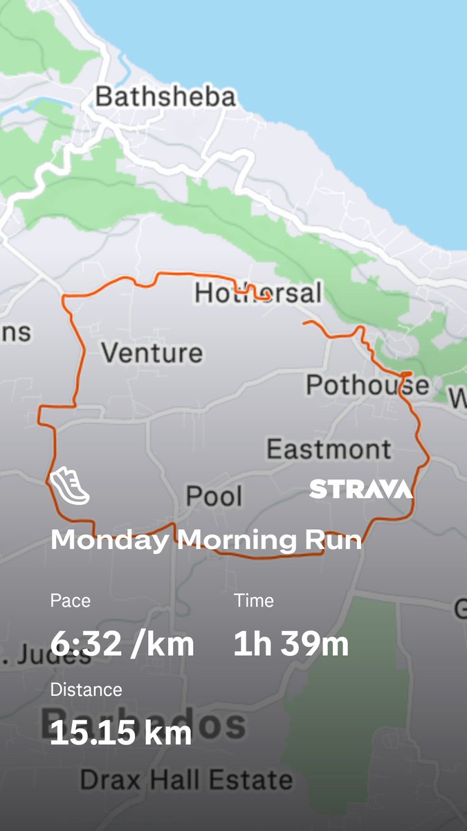 Monday morning kick start🙏: strava.app.link/AWKRh8oab1b