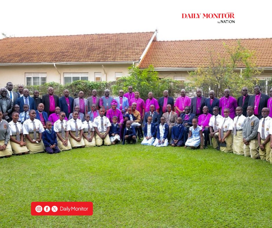 DailyMonitor's tweet photo. PHOTOS: Deputy Speaker of Parliament, Thomas Tayebwa, has pledged Shs50 million to support the purchase of trees for the Church of Uganda’s nationwide campaign to plant 15 million trees during Environment Month. Archbishop Stephen Kaziimba Mugalu pledged to work with the government to achieve the target within two years. The initiative seeks to protect the environment and forms part of the Church’s activities leading up to its 150th anniversary next year, commemorating the introduction of Christianity to Uganda in 1877.
#MonitorUpdates 
📸: @lbrahim_Kavuma