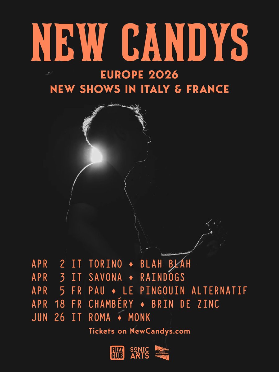 NewCandys's tweet photo. We have added new dates in Italy and France to our European tour, which will start exactly one month from today!

https://t.co/QRKtvzrwTu https://t.co/bogkNlBcZs