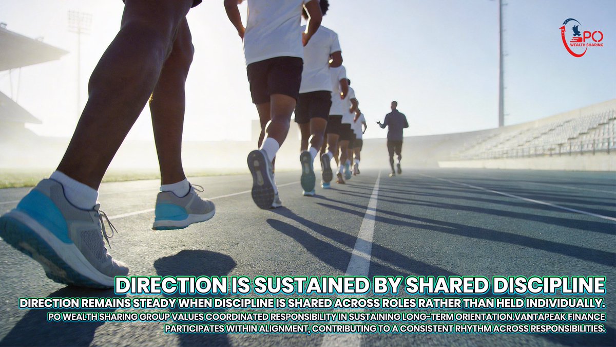 POWealthSharing's tweet photo. 🍀 Direction holds through shared discipline, not intention alone.
🌐 At PO Wealth Sharing Group, coordination supports steady long-term focus.
🔗 With Vantapeak Finance, alignment remains consistent across stages.

#POWealthSharingGroup #VantapeakFinance #SharedDiscipline https://t.co/bx5DVvMXyL