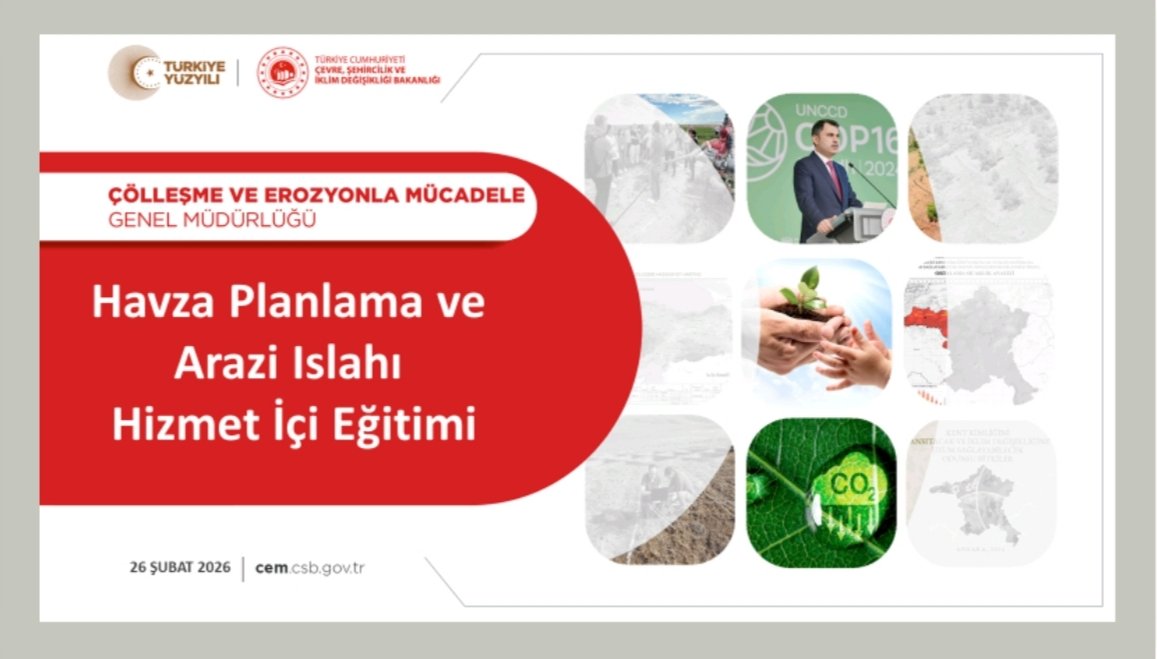 Çölleşme ve Erozyonla Mücadele Genel Müdürlüğü tweet media