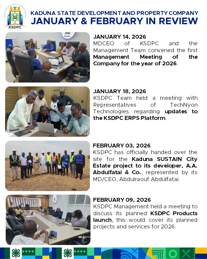 Kaduna State Development & Property Company tweet media