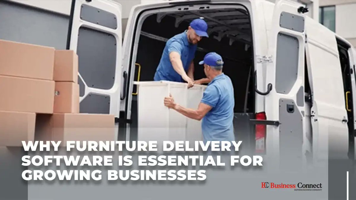 BusinessConne16's tweet photo. Discover why furniture delivery software is crucial for growing businesses. Improve logistics, track orders, reduce errors, and enhance customer satisfaction.

Read More:
https://t.co/xc7FnLomO0

#furnituredelivery #deliverysoftware #ordertracking #businessgrowthtools https://t.co/HXm2FVK45E