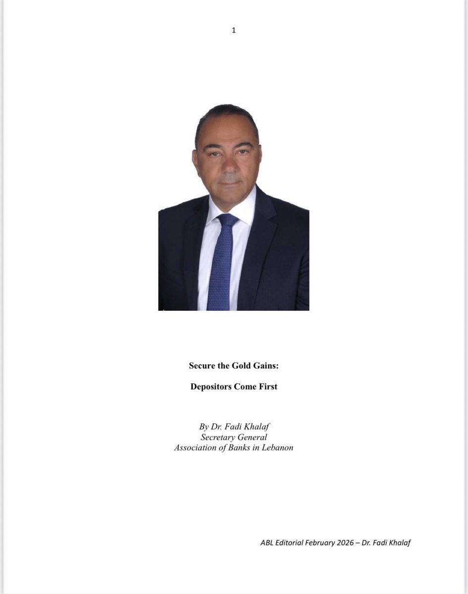 Association of Banks in Lebanon - ABL tweet media