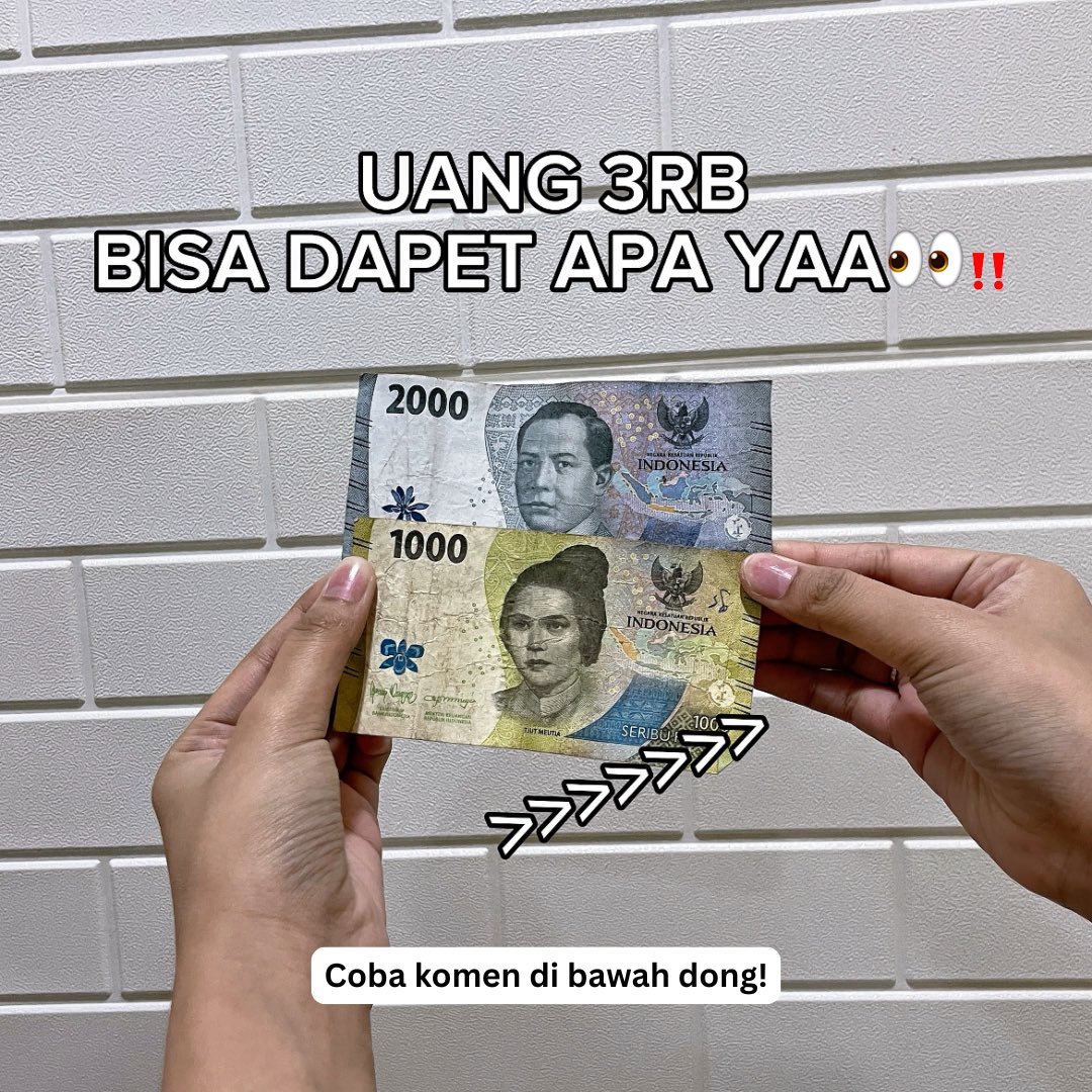 ElsheSkin's tweet photo. Selain dapet takjil, duit 3ribu bisa dapet apa lagi ya?🤔 https://t.co/A03Gi9Cuyc