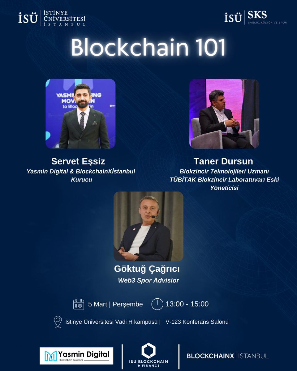 ISU Blockchain ve Finans Kulübü tweet media