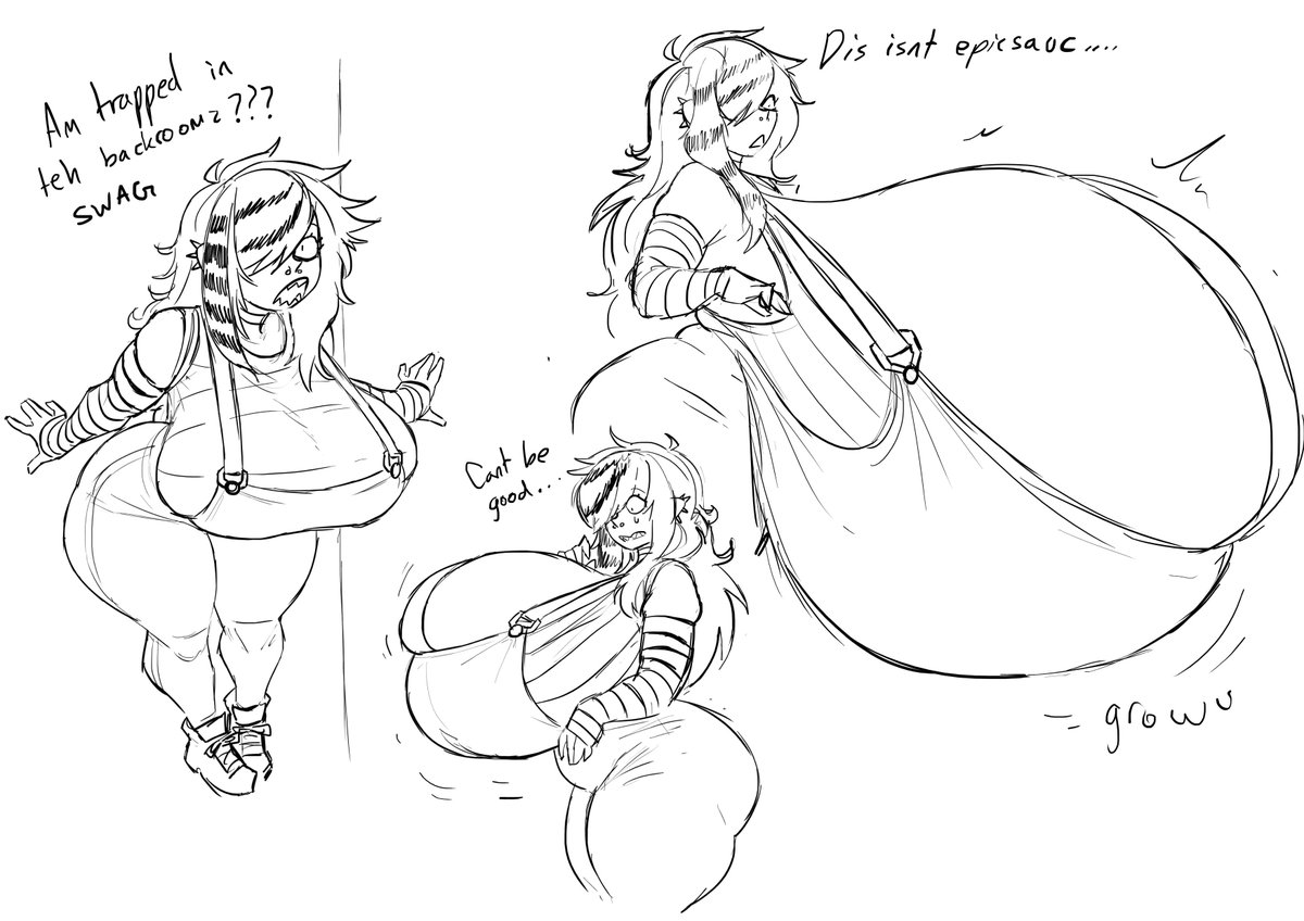 Growth while trapped in some space