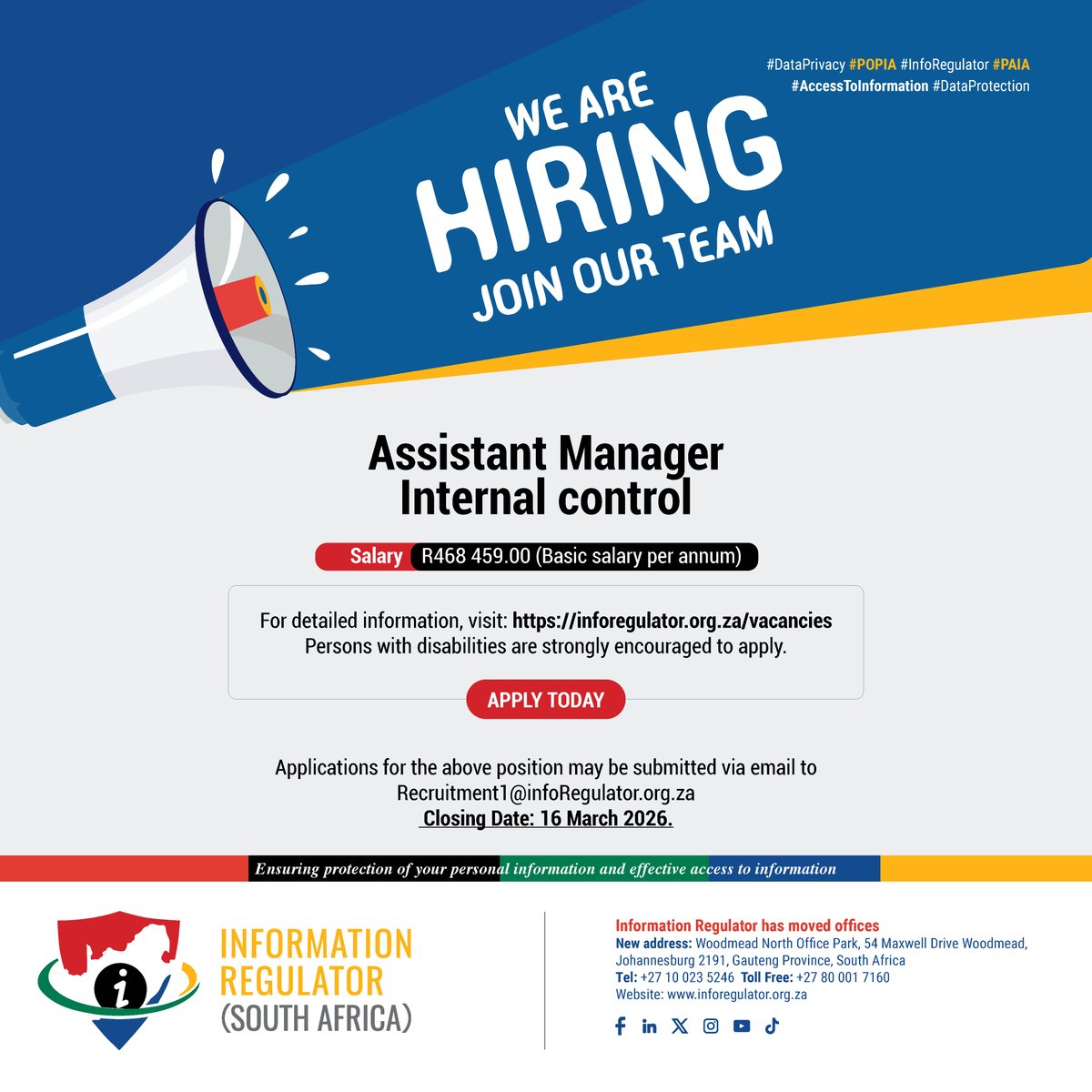 Information Regulator SA tweet media