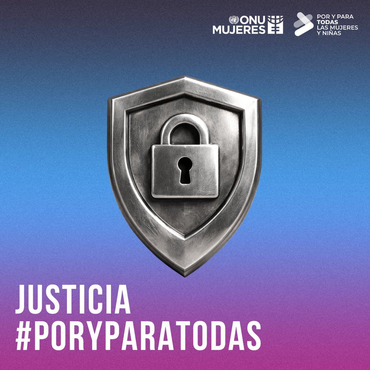 🛡️ Este año el Día Internacional de las mujeres significa un llamado a derribar todas las barreras en el acceso a la justicia para millones de mujeres y niñas.

Derechos, justicia y acción #PorYParaTodas las mujeres y niñas.

#DíaDeLasMujeres #8M