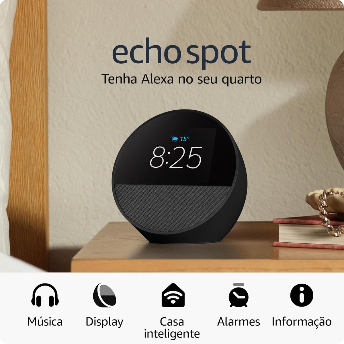 visaodeprodutos's tweet photo. 📣 OFERTA AMAZON

Echo Spot com Alexa (Geração mais recente)

💰 De R$579 por R$469 em 9x
🏃 https://t.co/VHFIhw4rFS https://t.co/UJU0X5scH3