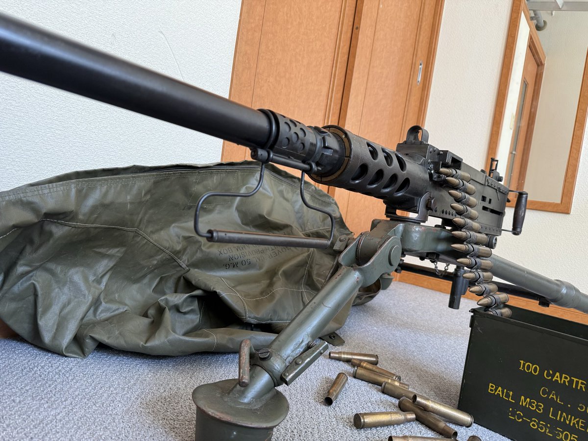 ミリタリー物販 無可動 ブローニングM2重機関銃 こちら10万円お値引き