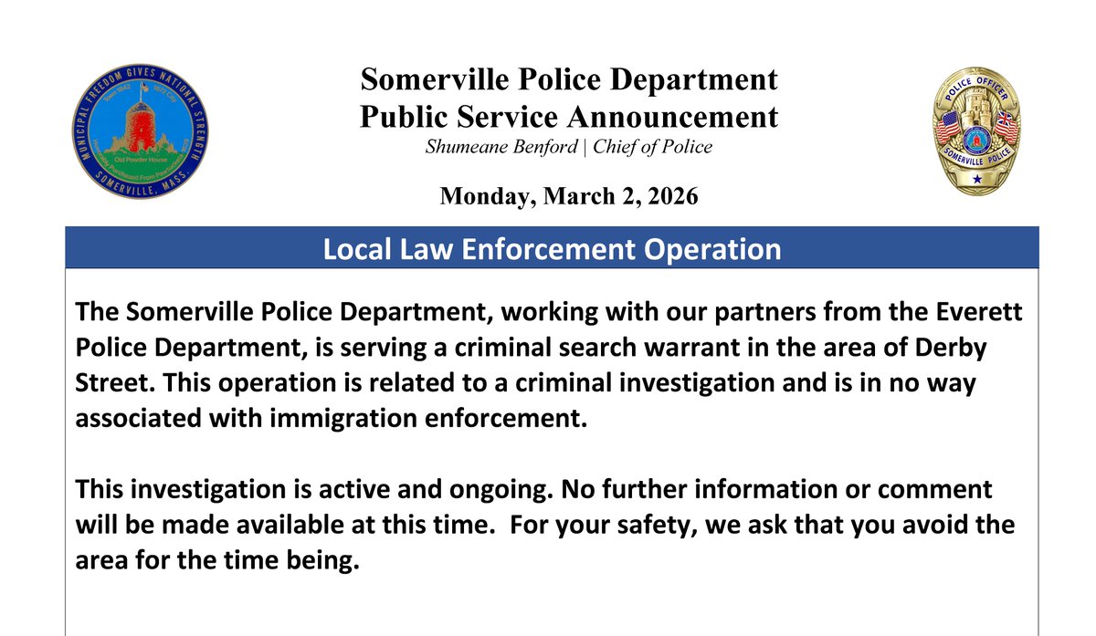 SomervillePolice tweet media