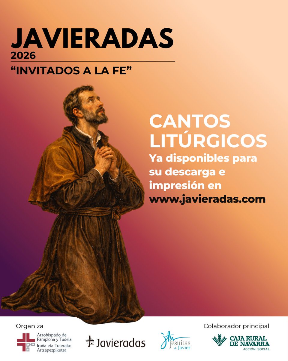 JavieradasO's tweet photo. Ya puedes descargar e imprimir los cantos litúrgicos de estas Javieradas.

Tenlos a mano, compártelos con tu grupo para vivir la Javierada con mayor profundidad.

📥 Descárgalos en
https://t.co/WnHVzt1wpW https://t.co/NEOXVnNT8M