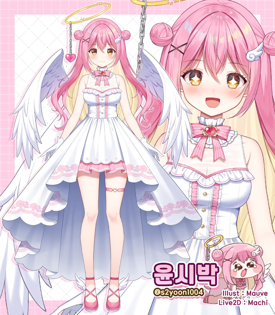 성우 박시윤님(<a href="/s2yoon1004/">성우 박시윤</a>)의 버튜버 모습을 작업했습니다~!
앞으로 펼쳐질 시박이의 활동을 응원해주세요🥳