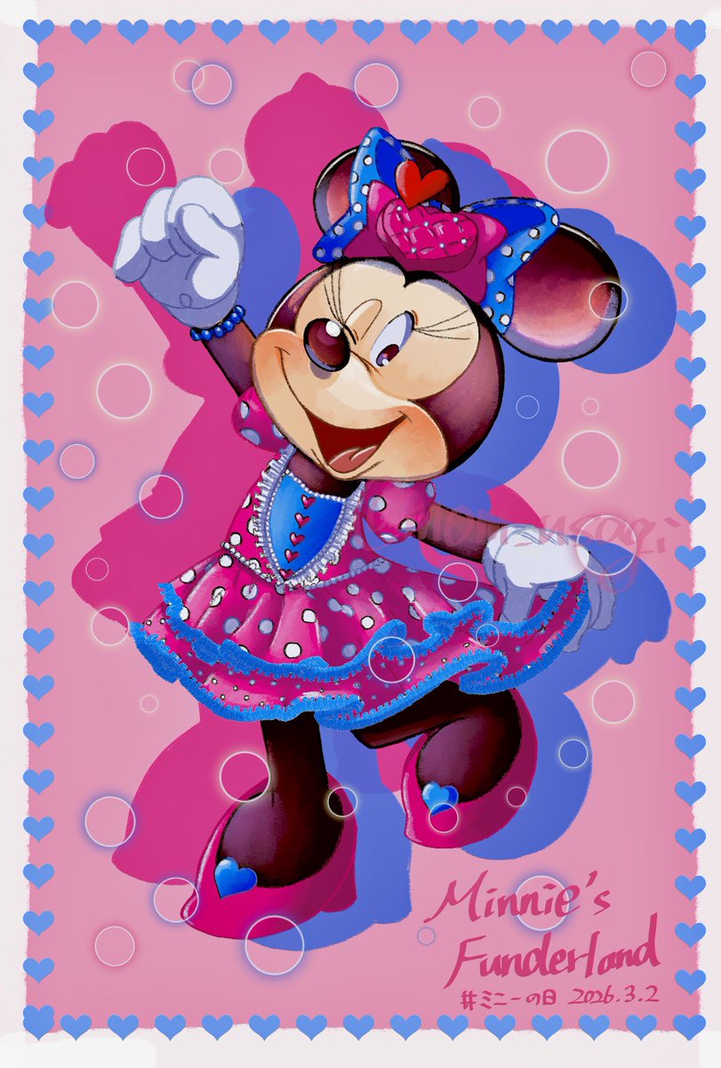 まだまだ行くわよー❣️」 今年もありがとう！！！私もミニーちゃんが