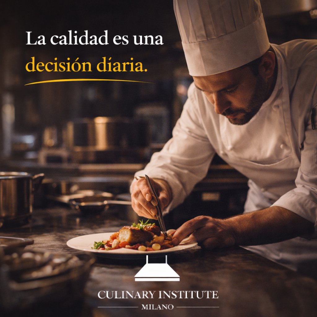 MiCulinary_inst's tweet photo. La calidad no es suerte. #MilanoCulinaryInstitute #Excelencia https://t.co/NDC42O8kMK